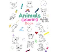 Cute animals Coloring Book: adorable baby animals activity coloring book