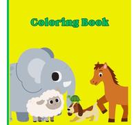 Cute Animals Coloring Book: Educational coloring pages with animals and alphabet for children 3-5
