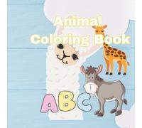Cute Animals coloring book for children: Educational Coloring Pages with Animals and Alphabet for children
