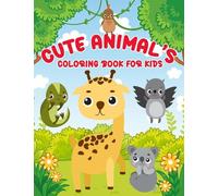 Cute Animal's Coloring Book for Kids