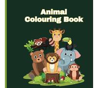 Cute Animals Coloring Book For Kids: Educational Coloring Pages with Animals and Alphabets for Preschool Children Ages 3-5