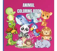 Cute Animals Coloring book for kids: Educational Coloring Pages with Animals and Alphabets for Preschool Children Ages 3-5