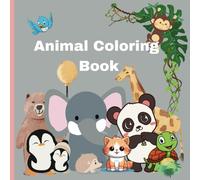 Cute Animals Coloring Book for Kids: Educational Coloring pages with Animals and Alphabets for Preschool Children Ages 3-5