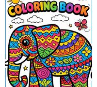 Cute Animals Coloring Book for Kids: Simple & Fun Black and White Animal Coloring Pages with Thick Bold Lines for Toddlers and Young Children Ages 2-5