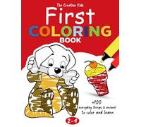 Cute Animals Coloring Book for Toddlers Ages 2-4: Fun and Easy Big Simple Coloring Pages with Baby, Farm, Zoo, and Ocean Animals for Boys and Girls