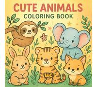 Cute Animals Coloring Book: Wonderful puppies