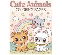 Cute Animals Coloring Pages: Cute Creatures to Color and Enjoy, 110 pages