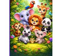 Cute Animals Coloring Series Book 3: More Fun and Easy Coloring Pages for Children Ages 2-6