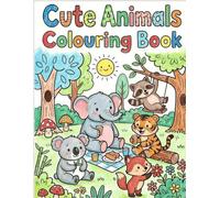 Cute Animals Colouring Book