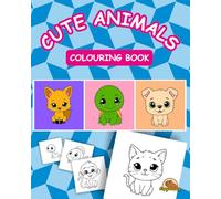 Cute Animals: Colouring Book