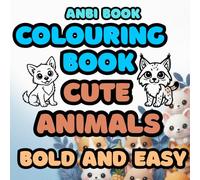 cute animals colouring book age 2 +