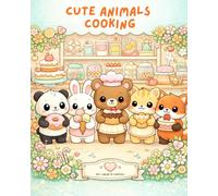 Cute Animals Cooking Coloring Book