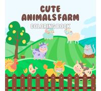 Cute Animals Farm Coloring Book