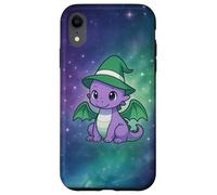 Cute Anime Baby Dragon Witch Kawaii Queer Pride Colors Custodia per iPhone XR