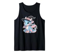 Cute Anime Baby Dragon Witch Kawaii Transgender Pride Colors Canotta