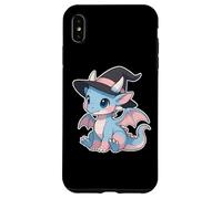 Cute Anime Baby Dragon Witch Kawaii Transgender Pride Colors Custodia per iPhone XS Max