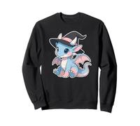 Cute Anime Baby Dragon Witch Kawaii Transgender Pride Colors Felpa