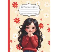 Cute Anime Girl Composition Notebook Wide Ruled: Japanese Manga Journal for Teens, Otaku & Kids | Back to School Lined Journal