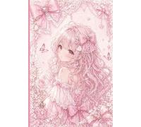 Cute Anime Notebook for Girls & Teens: Aesthetic Kawaii Lined Notebook for School, Writing and Doodling | 6x9 Size | 110 Pages | Matte Cover | Personalized Name Page