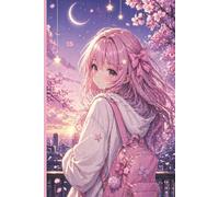 Cute Anime Notebook for Girls & Teens: Kawaii Aesthetic Lined Notebook for School, Writing and Doodling | 6x9 Size | 110 Pages | Matte Cover | Personalized Name Page