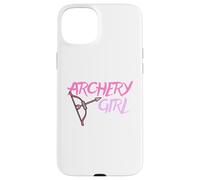 Cute Archery Girl Gift Bow Arrow Girly Sports Bowman Hunt Custodia per iPhone 15 Plus