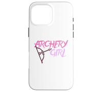 Cute Archery Girl Gift Bow Arrow Girly Sports Bowman Hunt Custodia per iPhone 16 Pro Max