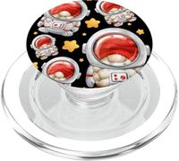 Cute Astronaut Gnome Stuff For Family Cute Star Space Lover PopSockets PopGrip per MagSafe