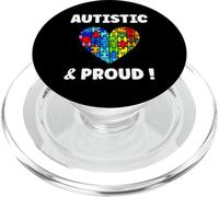 Cute autism Awareness i'm autistic and proud PopSockets PopGrip per MagSafe