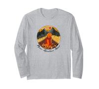 Cute Autumn Adventure Quote for Women Golden Retriever Mom Maglia a Manica