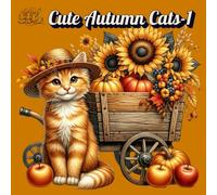 Cute Autumn cats-1: The cutest little cat will bring you endless fun and imagination along with the warm and cozy autumn season.