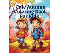 cute autumn coloring book for kids