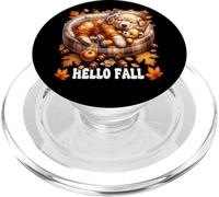 Cute Autumn Golden Retriever Decor For Dog Lover Hello Fall PopSockets PopGrip per MagSafe