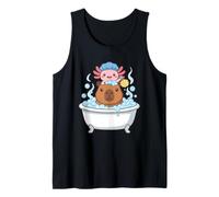Cute Axolotl Capybara Bath Animal Lover Pet Aquatic Friends Canotta