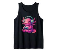 Cute Axolotl - Console divertente per videogiochi Canotta
