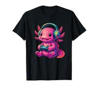 Cute Axolotl - Console divertente per videogiochi Maglietta