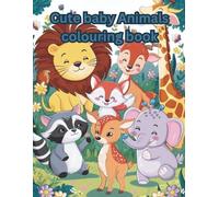 Cute Baby Animal colouring Book