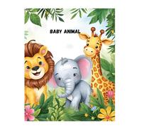 Cute Baby Animals: A Whimsical Coloring Book for All Ages"