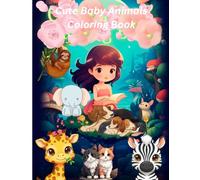 Cute Baby Animals Coloring Book