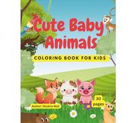 Cute Baby Animals Coloring Book For Kids