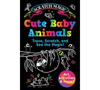 Cute Baby Animals: Trace, Scratch, and See the Magic!