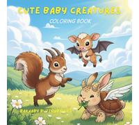 Cute Baby Creatures: Simple And Cute Coloring Book