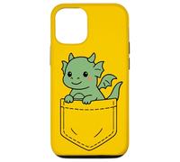 Cute Baby Dragon Pocket Pal Fantasy Creatura Drago Art Custodia per iPhone 12/12 Pro