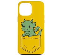 Cute Baby Dragon Pocket Pal Fantasy Creatura Drago Art Custodia per iPhone 13 Pro Max