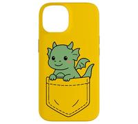 Cute Baby Dragon Pocket Pal Fantasy Creatura Drago Art Custodia per iPhone 14