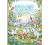 Cute Baby Dragons Coloring Book: Adorable Dragon Illustrations for Kids and Adults