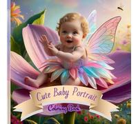 Cute Baby Grayscale Portrait: Adult Coloring Book Featuring Baby s Portraits