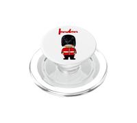 Cute Baby London Royal Guard Illustration Cartoon Graphic PopSockets PopGrip per MagSafe