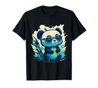 Cute Baby Panda Occhiali da Sole Retro Piccolo Animale Kawaii Maglietta