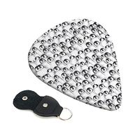 Cute Baby Penguins Sketch Plettro per chitarra Set da 6 pezzi per chitarra acustica, chitarra elettrica, basso, ukulele - sottile, medio e spesso