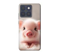 Cute Baby Pig Case Cover Custodia per Motorola Edge 70